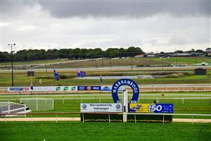 WARRNAMBOOL, AUSTRALIA - MAY 04: General view during Gallewood Hurdle day at Warrnambool Racing Club on May 04, 2022 in Warrnambool, Australia. (Photo by Vince Caligiuri/Getty Images)