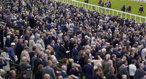 YORK, ENGLAND - MAY 13: Duran Fentiman riding Bollin Joan (blue) win The Paddy Power 'I Love Steak' Handicap at York Racecourse on May 13, 2022 in York, England. (Photo by Alan Crowhurst/Getty Images)