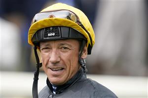 YORK, ENGLAND - MAY 13: Frankie Dettori poses at York Racecourse on May 13, 2022 in York, England. (Photo by Alan Crowhurst/Getty Images)