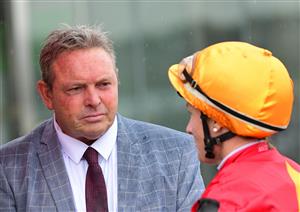 MELBOURNE, AUSTRALIA - MAY 14: Trainer Robbie Laing is seen during Melbourne Racing at Flemington Racecourse on May 14, 2022 in Melbourne, Australia. (Photo by Vince Caligiuri/Getty Images)