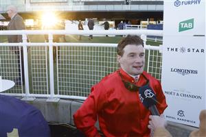 SYDNEY, AUSTRALIA - JUNE 11: Reece Jones looks on after winning on Jojo Was A Man inrace 10 the Chandon Handicap during Sydney Racing at Royal Randwick Racecourse on June 11, 2022 in Sydney, Australia. (Photo by Mark Evans/Getty Images)