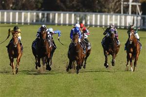 SYDNEY, AUSTRALIA - JUNE 11: Ellen Henessey on Essone (C), wins race 4 the Midway Handicap during Sydney Racing at Royal Randwick Racecourse on June 11, 2022 in Sydney, Australia. (Photo by Mark Evans/Getty Images)