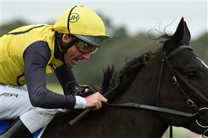 MELBOURNE, AUSTRALIA - JUNE 11: Damien Oliver riding My Yankee Girl winning Race 5, the Tile Importer Handicap, during Melbourne Racing at Sandown Hillside on June 11, 2022 in Melbourne, Australia. (Photo by Vince Caligiuri/Getty Images)