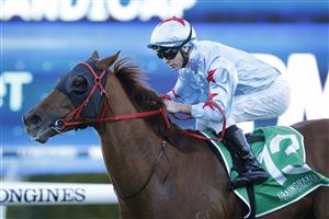 SYDNEY, AUSTRALIA - JUNE 11: Glyn Schofield on Coal Crusher wins race 9 the Grainshaker Vodka Handicap during Sydney Racing at Royal Randwick Racecourse on June 11, 2022 in Sydney, Australia. (Photo by Mark Evans/Getty Images)