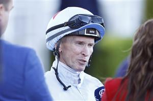 SYDNEY, AUSTRALIA - JUNE 11: Glyn Schofield on Coal Crusher returns to scale after winning race 9 the Grainshaker Vodka Handicap during Sydney Racing at Royal Randwick Racecourse on June 11, 2022 in Sydney, Australia. (Photo by Mark Evans/Getty Images)