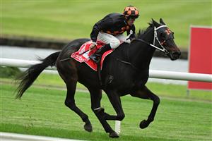 MELBOURNE, AUSTRALIA - JUNE 11: Joe Bowditch riding Horrifying winning Race 6, the Ladbrokes Mates Mode Handicap, during Melbourne Racing at Sandown Hillside on June 11, 2022 in Melbourne, Australia. (Photo by Vince Caligiuri/Getty Images)