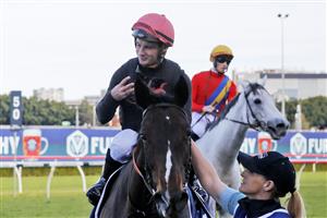 SYDNEY, AUSTRALIA - JUNE 11: Reece Jones on Cliff's Art wins Race 7 the Furphy Handicap, during Sydney Racing at Royal Randwick Racecourse on June 11, 2022 in Sydney, Australia. (Getty)