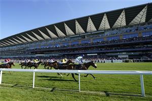ASCOT, ENGLAND - JUNE 14: Callum Hutchinson riding Coltrane win The Ascot Stakes during Royal Ascot 2022 at Ascot Racecourse on June 14, 2022 in Ascot, England. (Photo by Alan Crowhurst/Getty Images)