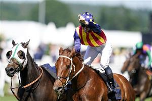 ASCOT, ENGLAND - JUNE 14: James McDonald riding Nature Strip win The King's Stand Stakes during Royal Ascot 2022 at Ascot Racecourse on June 14, 2022 in Ascot, England. (Getty)