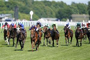 ASCOT, ENGLAND - JUNE 14: James McDonald riding Nature Strip win The King's Stand Stakes during Royal Ascot 2022 at Ascot Racecourse on June 14, 2022 in Ascot, England. (Getty)