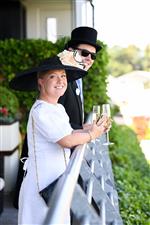 ASCOT, ENGLAND - JUNE 14: Racegoers attend Royal Ascot 2022 at Ascot Racecourse on June 14, 2022 in Ascot, England. (Photo by Eamonn M. McCormack/Getty Images for Ascot Racecourse)