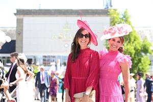 ASCOT, ENGLAND - JUNE 14: Racegoers attend Royal Ascot 2022 at Ascot Racecourse on June 14, 2022 in Ascot, England. (Photo by Eamonn M. McCormack/Getty Images for Ascot Racecourse)