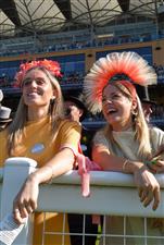 ASCOT, ENGLAND - JUNE 14: Racegoers look on during Royal Ascot 2022 at Ascot Racecourse on June 14, 2022 in Ascot, England. (Photo by Eamonn M. McCormack/Getty Images for Ascot Racecourse)