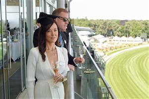 ASCOT, ENGLAND - JUNE 14: Racegoers attend Royal Ascot 2022 at Ascot Racecourse on June 14, 2022 in Ascot, England. (Photo by Eamonn M. McCormack/Getty Images for Ascot Racecourse)