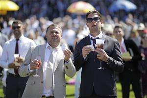 ASCOT, ENGLAND - JUNE 14: Racegoers attend Royal Ascot 2022 at Ascot Racecourse on June 14, 2022 in Ascot, England. (Photo by John Phillips/Getty Images for Ascot Racecourse)