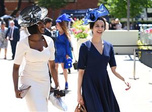 ASCOT, ENGLAND - JUNE 14: Racegoers attend Royal Ascot 2022 at Ascot Racecourse on June 14, 2022 in Ascot, England. (Photo by Eamonn M. McCormack/Getty Images for Ascot Racecourse)