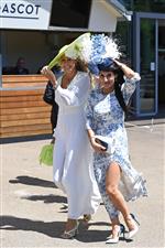 ASCOT, ENGLAND - JUNE 14: Racegoers attend Royal Ascot 2022 at Ascot Racecourse on June 14, 2022 in Ascot, England. (Photo by Eamonn M. McCormack/Getty Images for Ascot Racecourse)