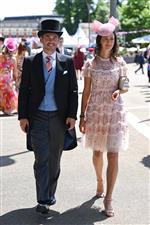 ASCOT, ENGLAND - JUNE 14: Racegoers attend Royal Ascot 2022 at Ascot Racecourse on June 14, 2022 in Ascot, England. (Photo by Eamonn M. McCormack/Getty Images for Ascot Racecourse)