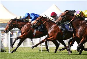 ASCOT, ENGLAND - JUNE 14: Coroebus ridden by William Buick wins The St James's Palace Stakes during Royal Ascot 2022 at Ascot Racecourse on June 14, 2022 in Ascot, England. (Getty)