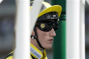 ASCOT, ENGLAND - JUNE 15: David Egan in the stalls before riding Eldar Eldarov to win The Queen