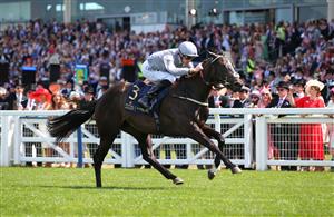 ASCOT, ENGLAND - JUNE 15: Dramatised ridden by Daniel Tudhope wins The Queen Mary Stakes during Day Two of Royal Ascot 2022 at Ascot Racecourse on June 15, 2022 in Ascot, England. (Photo by Alex Livesey/Getty Images)