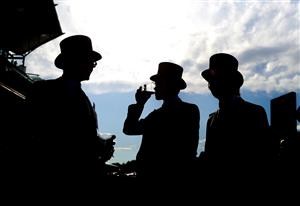 ASCOT, ENGLAND - JUNE 15: Spectators look during Day Two of Royal Ascot 2022 at Ascot Racecourse on June 15, 2022 in Ascot, England. (Photo by Alex Livesey/Getty Images)