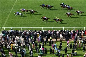 ASCOT, ENGLAND - JUNE 15: Dark Shift ridden by James McDonald wins The Royal Hunt Cup during Day Two of Royal Ascot 2022 at Ascot Racecourse on June 15, 2022 in Ascot, England. (Photo by Alex Livesey/Getty Images)