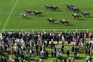 ASCOT, ENGLAND - JUNE 15: Dark Shift ridden by James McDonald wins The Royal Hunt Cup during Day Two of Royal Ascot 2022 at Ascot Racecourse on June 15, 2022 in Ascot, England. (Photo by Alex Livesey/Getty Images)