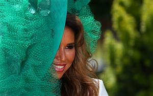 ASCOT, ENGLAND - JUNE 16: Ampika Pickston of The Real Housewives of Cheshire arrives for day three of Royal Ascot 2022 at Ascot Racecourse on June 16, 2022 in Ascot, England. (Photo by Alex Livesey/Getty Images)