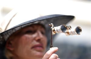 ASCOT, ENGLAND - JUNE 16: Racegoers arrive on Day Three during Royal Ascot 2022 at Ascot Racecourse on June 16, 2022 in Ascot, England. (Photo by Ryan Pierse/Getty Images)