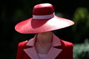 ASCOT, ENGLAND - JUNE 16: Racegoers arrive on Day Three during Royal Ascot 2022 at Ascot Racecourse on June 16, 2022 in Ascot, England. (Photo by Ryan Pierse/Getty Images)