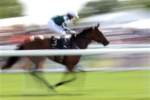ASCOT, ENGLAND - JUNE 16: Magical Lagoon ridden by Shane Foley wins the Ribblesdale Stakes during Day Three of Royal Ascot 2022 at Ascot Racecourse on June 16, 2022 in Ascot, England. (Photo by Ryan Pierse/Getty Images)