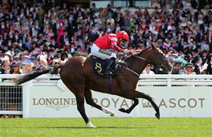 ASCOT, ENGLAND - JUNE 16: The Riddler ridden by Paul Hanagan wins The Norfolk Stakes during day three of Royal Ascot 2022 at Ascot Racecourse on June 16, 2022 in Ascot, England. (Photo by Alex Livesey/Getty Images)