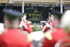 ASCOT, ENGLAND - JUNE 16: The Irish Guard