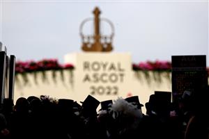 ASCOT, ENGLAND - JUNE 16: Racegoers are seen during Royal Ascot 2022 at Ascot Racecourse on June 16, 2022 in Ascot, England. (Photo by Ryan Pierse/Getty Images)