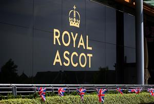 ASCOT, ENGLAND - JUNE 17: A Royal Ascot sign is seen on day four during Royal Ascot 2022 at Ascot Racecourse on June 17, 2022 in Ascot, England. (Photo by Alex Livesey/Getty Images)