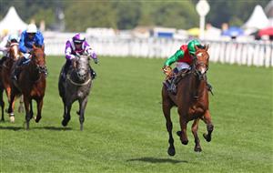 ASCOT, ENGLAND - JUNE 17: Candleford ridden by Tom Marquand wins The Duke Of Edinburgh Stakes on day four of Royal Ascot 2022 at Ascot Racecourse on June 17, 2022 in Ascot, England. (Photo by Alex Livesey/Getty Images)