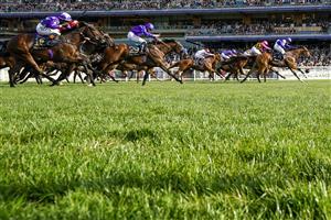 ASCOT, ENGLAND - JUNE 17: Hayley Turner riding Latin Lover (R) win The Palace Of Holyroodhouse Stakes during Royal Ascot 2022 at Ascot Racecourse on June 17, 2022 in Ascot, England. (Photo by Alan Crowhurst/Getty Images)