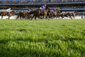 ASCOT, ENGLAND - JUNE 17: Hayley Turner riding Latin Lover (R) win The Palace Of Holyroodhouse Stakes during Royal Ascot 2022 at Ascot Racecourse on June 17, 2022 in Ascot, England. (Photo by Alan Crowhurst/Getty Images)
