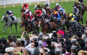 ASCOT, ENGLAND - JUNE 18: Rohaan (1) ridden by Ryan Moore wins The Wokingham Stakes on day five of Royal Ascot 2022 at Ascot Racecourse on June 18, 2022 in Ascot, England. (Photo by Alex Livesey/Getty Images)