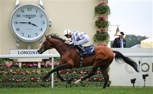 ASCOT, ENGLAND - JUNE 18: Broome ridden by Ryan Moore wins The Hardwicke Stakes on day five of Royal Ascot 2022 at Ascot Racecourse on June 18, 2022 in Ascot, England. (Photo by Alex Livesey/Getty Images)