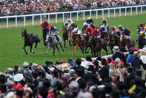 ASCOT, ENGLAND - JUNE 18: Rohaan (1) ridden by Ryan Moore wins The Wokingham Stakes on day five of Royal Ascot 2022 at Ascot Racecourse on June 18, 2022 in Ascot, England. (Photo by Alex Livesey/Getty Images)
