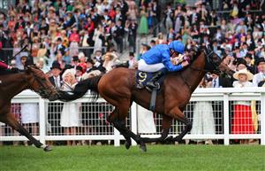 ASCOT, ENGLAND - JUNE 18: Noble Truth ridden by William Buick wins The Jersey Stakes on day five of Royal Ascot 2022 at Ascot Racecourse on June 18, 2022 in Ascot, England. (Photo by Alex Livesey/Getty Images)