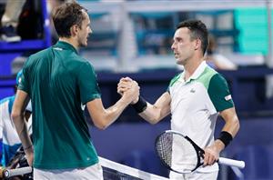 Roberto Bautista Agut Daniil Medvedev