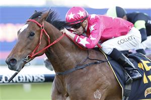 SYDNEY, AUSTRALIA - JULY 09: Jason Collett on Lady Brook wins race 9 the Schweppes Handicap during Sydney Racing at Royal Randwick Racecourse on July 09, 2022 in Sydney, Australia. (Photo by Mark Evans/Getty Images)