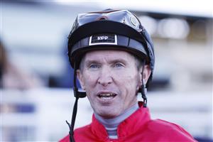SYDNEY, AUSTRALIA - JULY 09: Glyn Schofield on Taksur eturns to scale after winningrace 8 the Furphy Winter Stakes during Sydney Racing at Royal Randwick Racecourse on July 09, 2022 in Sydney, Australia. (Photo by Mark Evans/Getty Images)