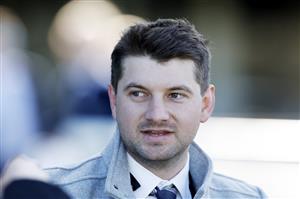 SYDNEY, AUSTRALIA - JULY 09: Trainer Matthew Kelley looks on after his first city winner with I've Bean Tryin' during Sydney Racing at Royal Randwick Racecourse on July 09, 2022 in Sydney, Australia. (Photo by Mark Evans/Getty Images)