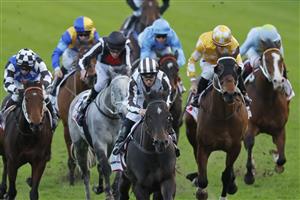 SYDNEY, AUSTRALIA - JULY 09: Tim Clark on Cross Talk wins race 10 the Ranvet Handicap during Sydney Racing at Royal Randwick Racecourse on July 09, 2022 in Sydney, Australia. (Photo by Mark Evans/Getty Images)