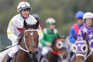 SYDNEY, AUSTRALIA - JULY 16: William Pike (L) on Frumos returns to scale after winning race 9 the China Horse Club Handicap during Sydney Racing at Rosehill Gardens on July 16, 2022 in Sydney, Australia. (Photo by Jenny Evans/Getty Images)