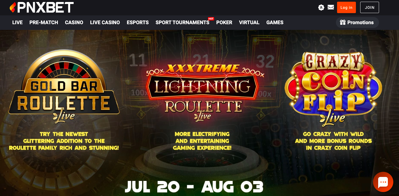 Maglaro ng Evolution Games sa PNXBet